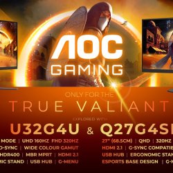 AGON by AOC prezentuje dwa nowe monitory gamingowe z wysokim odświeżaniem