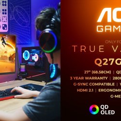 AOC GAMING prezentuje monitor QD-OLED 280 Hz za okoÅ‚o 2000 zÅ‚