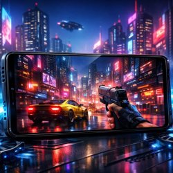 Cyberpunk 2077 dziaÅ‚a pÅ‚ynnie na smartfonie Red Magic 11 Pro
