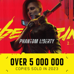 Cyberpunk 2077 Phantom Liberty sprzedał się znakomicie.