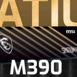 MSI SPATIUM M390 NVMe M.2 ma zaoferować świetny wygląd oraz znakomite wyniki PCIe Gen3