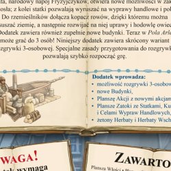 Pola Arle â€“ strategiczna gra planszowa z dodatkiem Handel i Herbata
