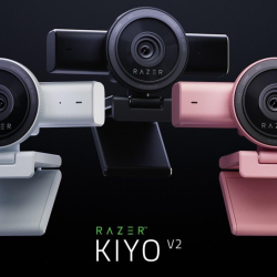 Razer Kiyo V2 i Razer Kiyo V2 X w nowych kolorach. 4K z AI i taÅ„sza alternatywa 1440p