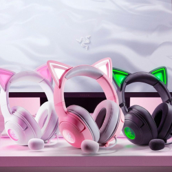 RAZER KRAKEN KITTY V2: NAJBARDZIEJ KULTOWE SŁUCHAWKI Z KOCIMI USZAMI TERAZ W BIAŁEJ WERSJI