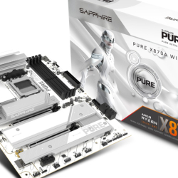 SAPPHIRE PURE X870A WIFI 7 â€“ biaÅ‚a pÅ‚yta gÅ‚Ã³wna AM5 z Wi-Fi 7 i PCIe 5.0