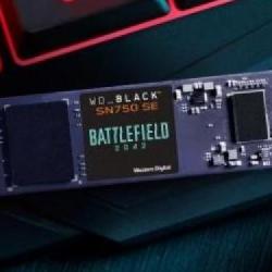 WD_BLACK SN750 SE z pakietem kolekcjonerskim z motywem Battlefield 2042!