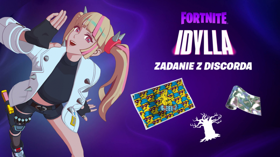 prezentacja W Fortnite pojawił się nowe Zadania Idylli na Discordzie, za które gracze mogą odebrać ciekawe nagrody!