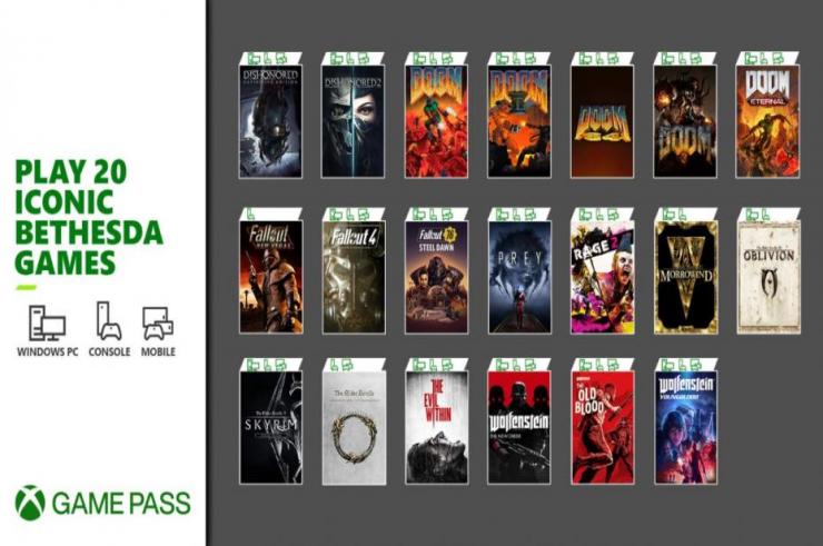 20 gier z portfolio Bethesdy trafi do abonamentu Xbox Game Pass!