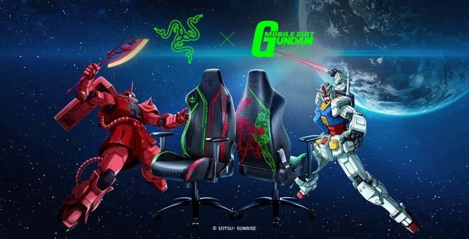 A oto i Razer Mobile Suit Gundam Collection! Czas na efektowny pakiet urządzeń i ubrań