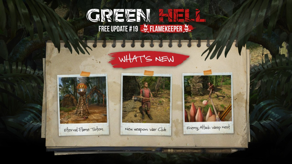 Aktualizacja Flamekeeper trafiła do Green Hell wraz z trybem hordy!