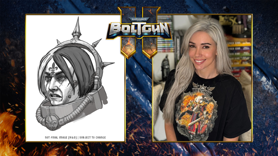 Alanah Pearce podkłada głos dla Sister of Battle w Warhammer 40,000: Boltgun 2