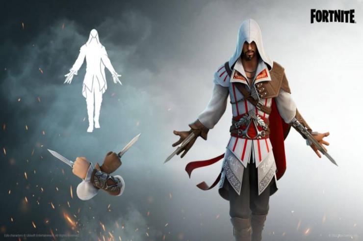 Assasyni Ezio i Eivor już dostępni są już w sklepie Fortnite!