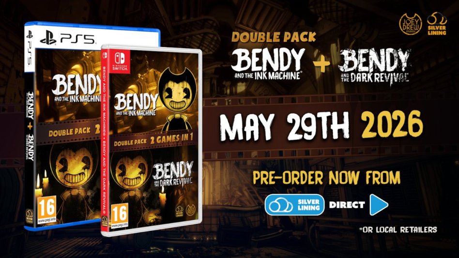 Bendy Double Pack â€“ gry w jednej fizycznej kolekcji na PS5 i Switch