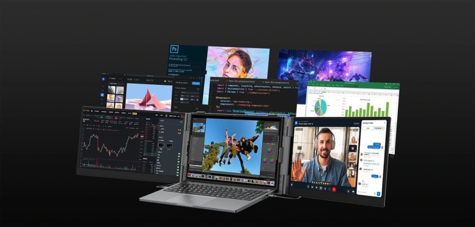 Blackview wprowadza przenoÅ›ne monitory do laptopÃ³w: wygoda pracy poza biurem