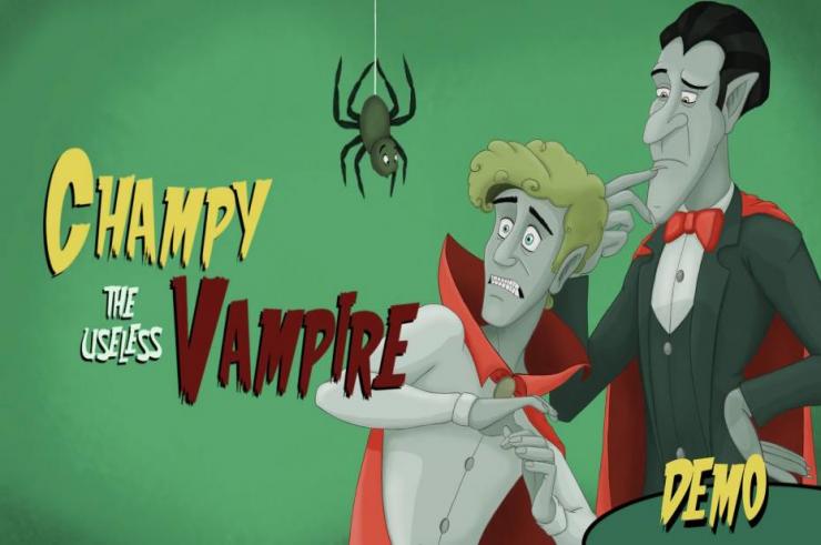 Champy the Useless Vampire, klasyczna przygodówka z kampanią finansową na Kickstarterze i wersję demonstracyjną