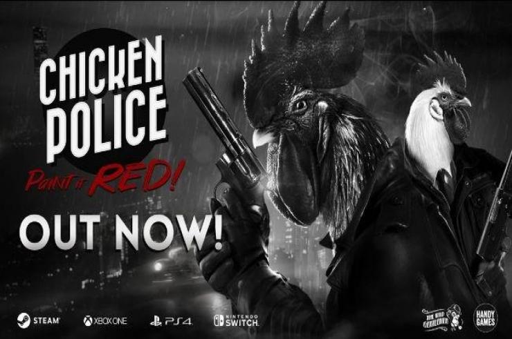 Chicken Police, przygodówka w stylu noir zadebiutowała. Wyrusz w kryminalną opowieść w skorumpowanym mieście jako kurza policja