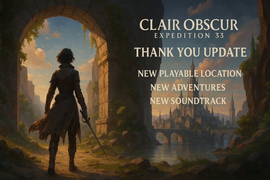 Clair Obscur: Expedition 33 z nową aktualizacją „Thank You” po zdobyciu Gry Roku