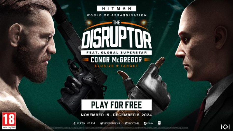 Conor McGregor wkracza do HITMAN World of Assassination – niezwykłe zadanie „The Disruptor” już dostępne!