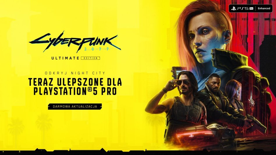 Cyberpunk 2077: darmowa aktualizacja na PlayStation 5 Pro juÅ¼ dostÄ™pna
