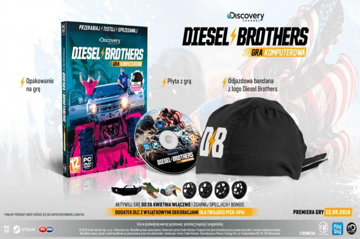 Discovery: Diesel Brothers to pudełkowa wersja gry Code Horizon