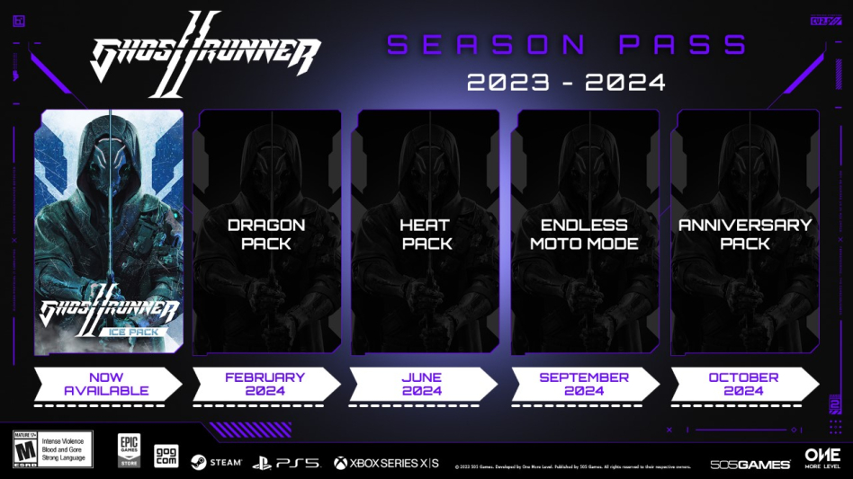 Nowy tryb rozgrywki i DLC trafił do Ghostrunner 2! One More Level i 505 Games zdradzają szczegóły dalszego wsparcia gry