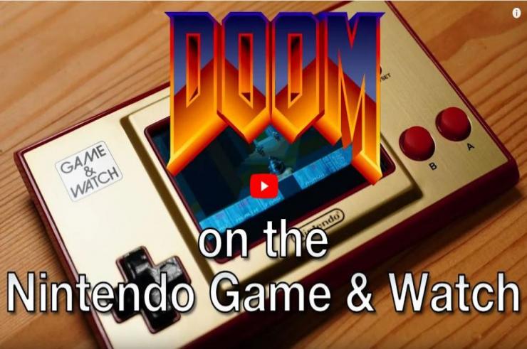 Doom uruchomiony na Nintendo Game & Watch!