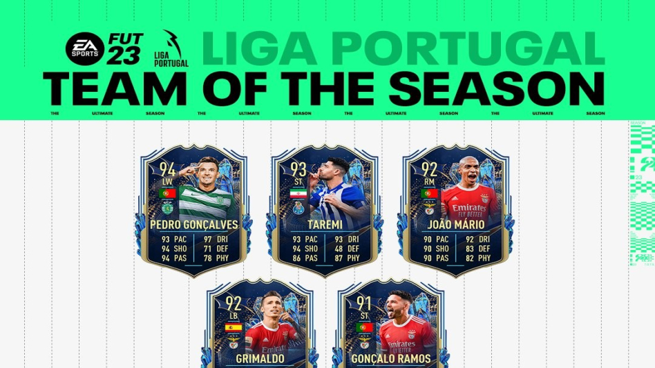 Dostępny jest zespół specjalnych kart TOTS ligi Portugalskiej w FIFA 23 Ultimate Team!