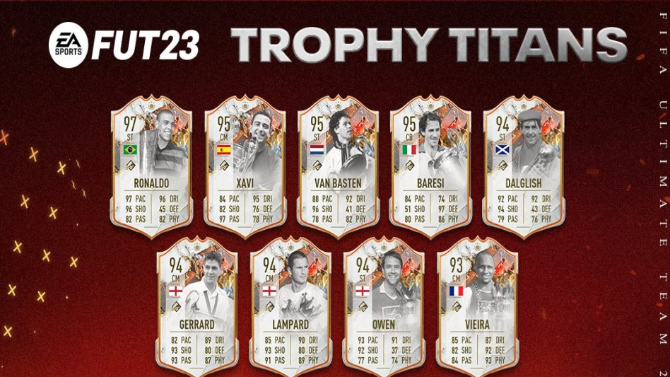 EA Sports wprowadziło drugi zespół specjalnych kart Trophy Titans w FIFA 23!