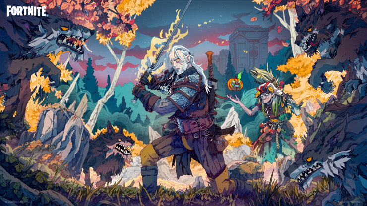 Epic Games umożliwił społeczności dostęp do odblokowania skórki Geralt z Rivii w karnecie bojowym w Fortnite!