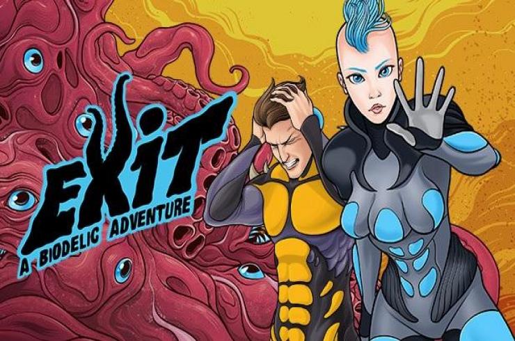 Exit: A Biodelic Adventure, klasyczna przygodówka o epidemii ludzkich implantów i żywych technologii z wersją demonstracyjną na Steam