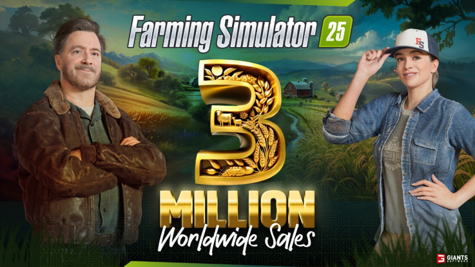 Farming Simulator 25 sprzedany w ponad 3 milionach egzemplarzy!