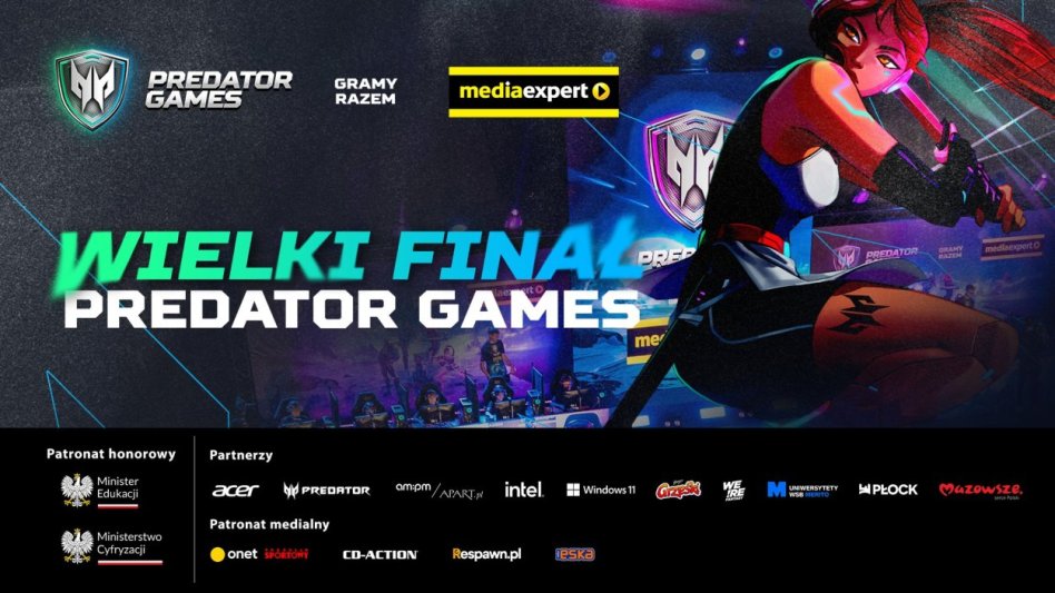 FinaÅ‚y Predator Games znowu w PÅ‚ocku - najwiÄ™kszy turniej szkolnego e-sportu w Europie