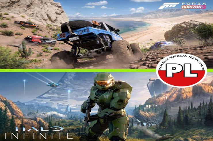 Forza Horizon 5 i Halo Infinite otrzymają polskie wersje językowe!