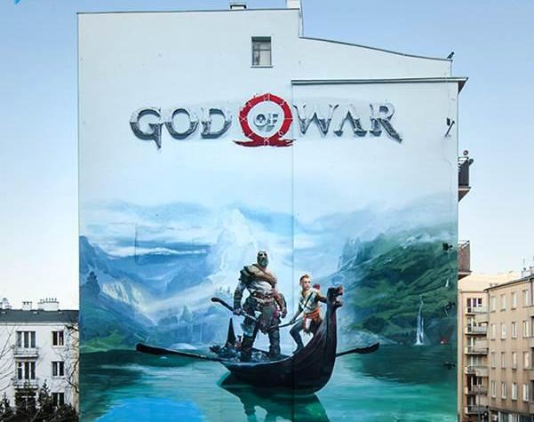 God of War (2018) z pierwszymi ocenami oraz muralem w Warszawie!