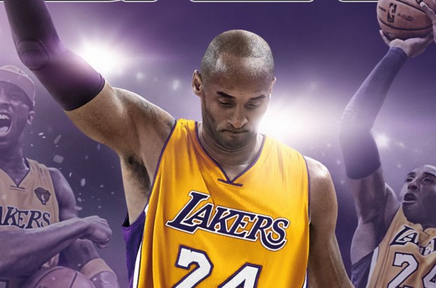 Odchodzące gwiazda NBA Kobe Bryant na okładce gry NBA 2k17