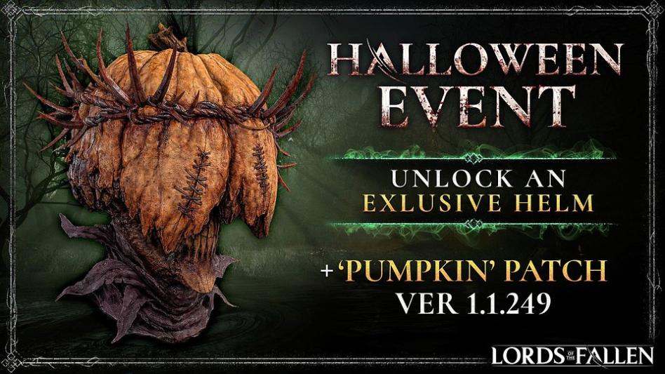 Halloween rozpoczęło się w Lords of the Fallen wraz z efektownym hełmem do zdobycia i nową aktualizacją z poprawkami!