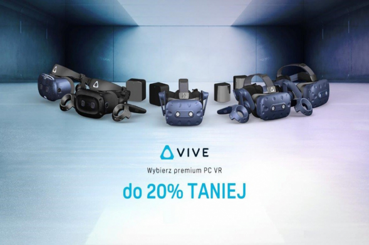 HTC VIVE przecenia swoje gogle VR! Popularne modele do PC-ów dostępne w niższych cenach
