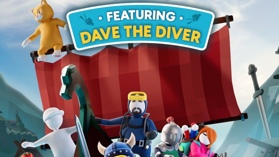 Human Fall Flat otrzymuje nowy poziom wikingÃ³w z postaciÄ… Dave the Diver