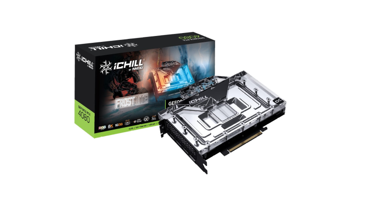 Efektowna, chłodzona cieczą karta INNO3D GeForce RTX 4080 iCHILL Frostbite oficjalnie zadebiutowała w kompaktowej formie!