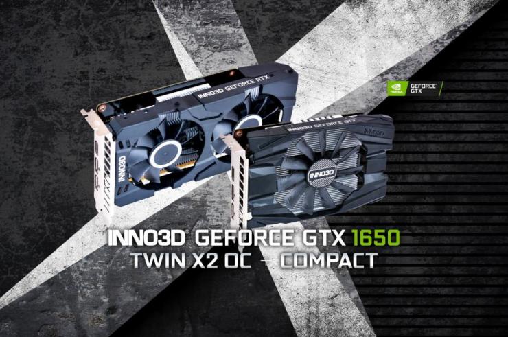 Inno3D zaprezentował GTX 1650 TWIN X2 OC i COMPACT - Co zaoferują?