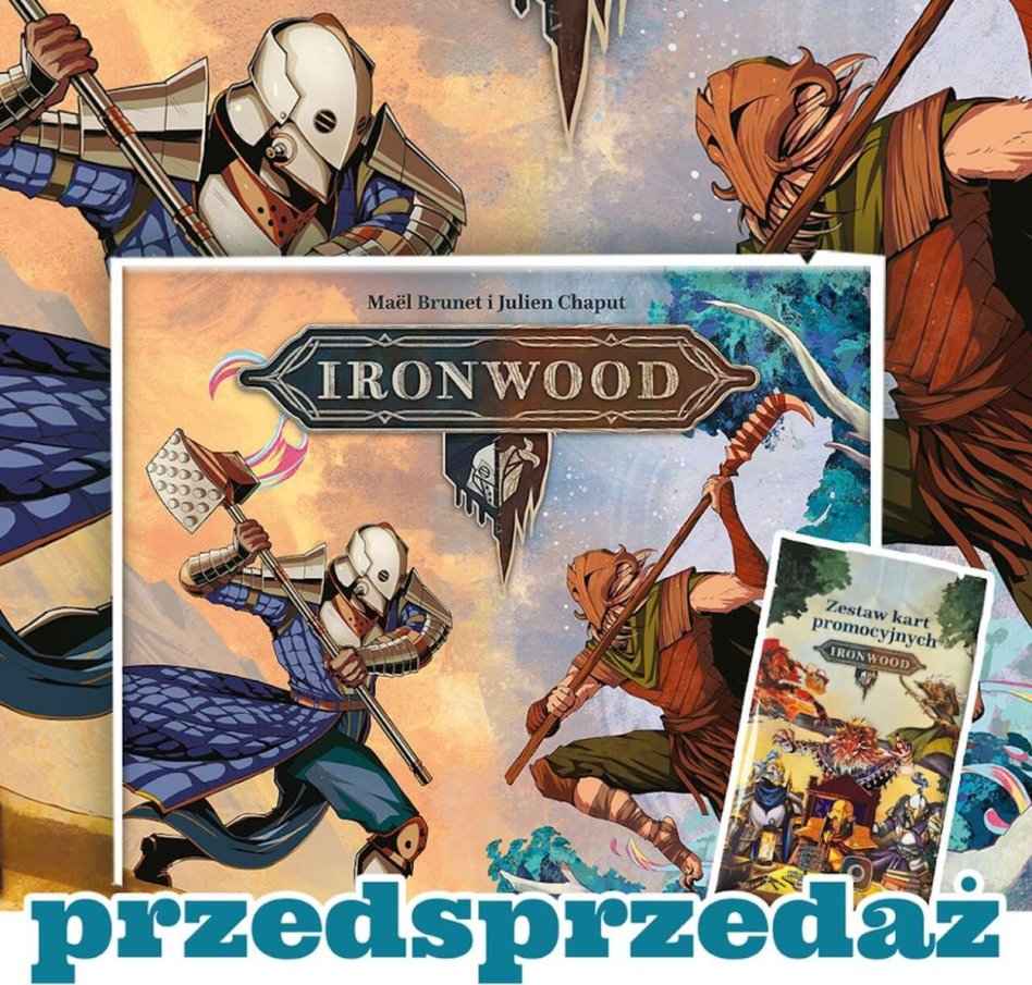 Ironwood – asymetryczna gra planszowa z metalowymi i drewnianymi komponentami trafia do przedsprzedaży