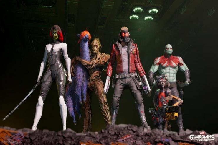 Jak powstały aktualne projekty postaci z Guardians of the Galaxy od Eidos Montreal?