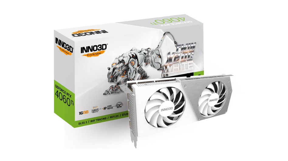 Karta graficzna INNO3D GeForce RTX 4060 Ti 16 GB Twin X2 OC White oficjalnie trafiła do sprzedaży! Co wyróżnia tę jednostkę?