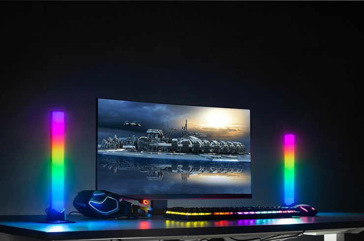 Lampy Tracer Smart Desk RGB jako funkcjonalna ozdoba dla graczy i wielbicieli filmów
