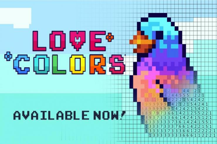 Love Colors: Paint with Friends, wirtualna kolorowana dostępna zarówno na komputerach, jak i Switchu