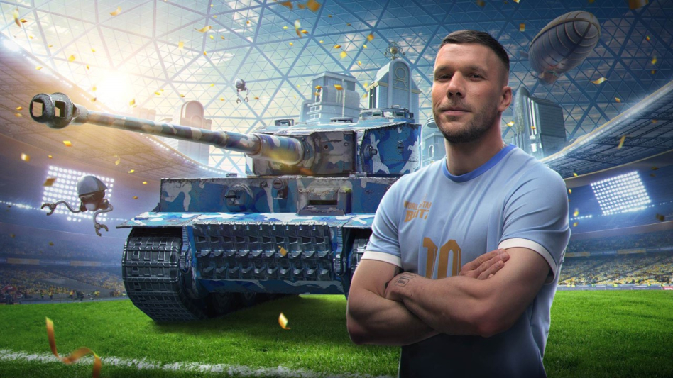 Lukas Podolski trafia do World of Tanks Blitz! Wargaming rozpoczyna przejście gry na system Sezonowy