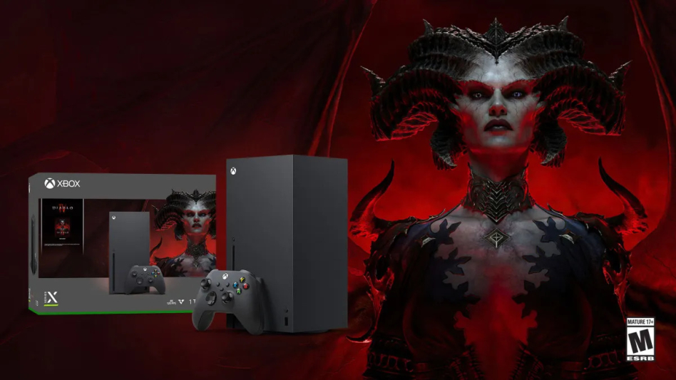 Microsoft pokazało swój zestaw Xbox Series X z Diablo IV! Pakiet można już zamawiać  w przedsprzedaży