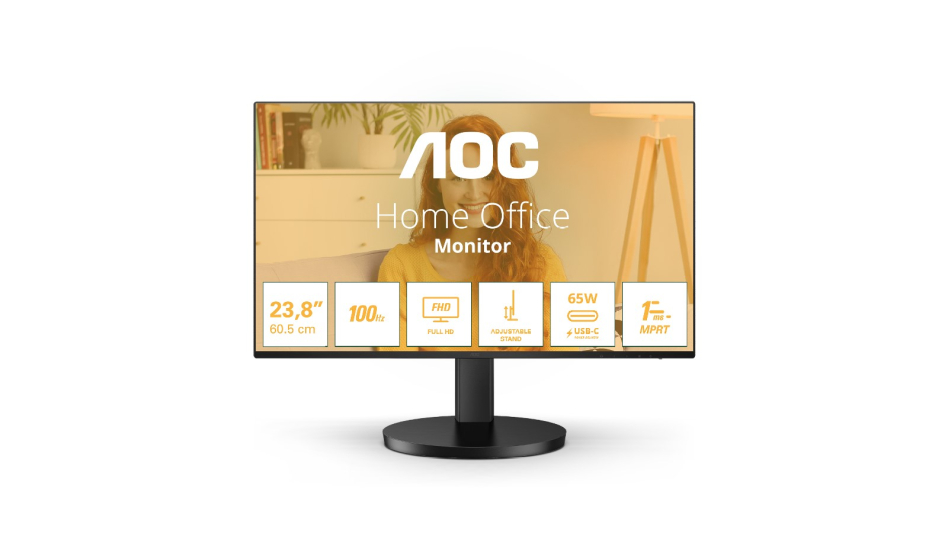 Oficjalnie monitory AOC B3 trafiają do sprzedaży z odświeżaniem 100 Hz i złączem USB-C