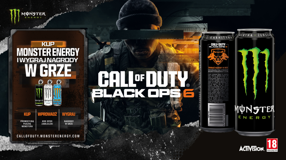 Monster Energy x Call of Duty®: Wyjątkowa współpraca dla fanów gamingu