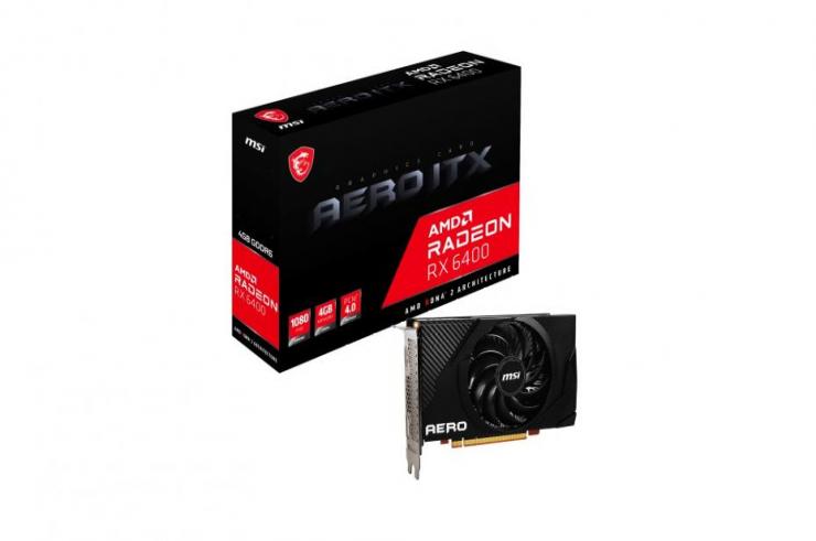 Wydajność, energooszczędność i kompaktowy rozmiar. Oto nowa na rynku karta MSI AMD Radeon RX 6400 AERO ITX